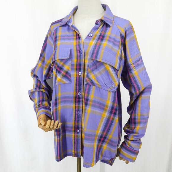 The North Face Other - The North Face “Set Up Camp” Purple Plaid Flannel – 100% Cotton M